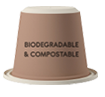 Capsula 100% compostabile Trismoka