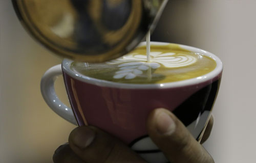 competizione decorazione cappuccino
