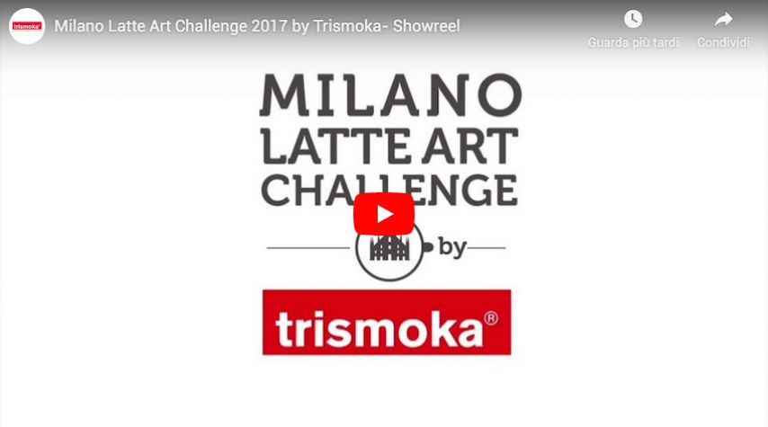 Video Milano latte art challenge Trismoka